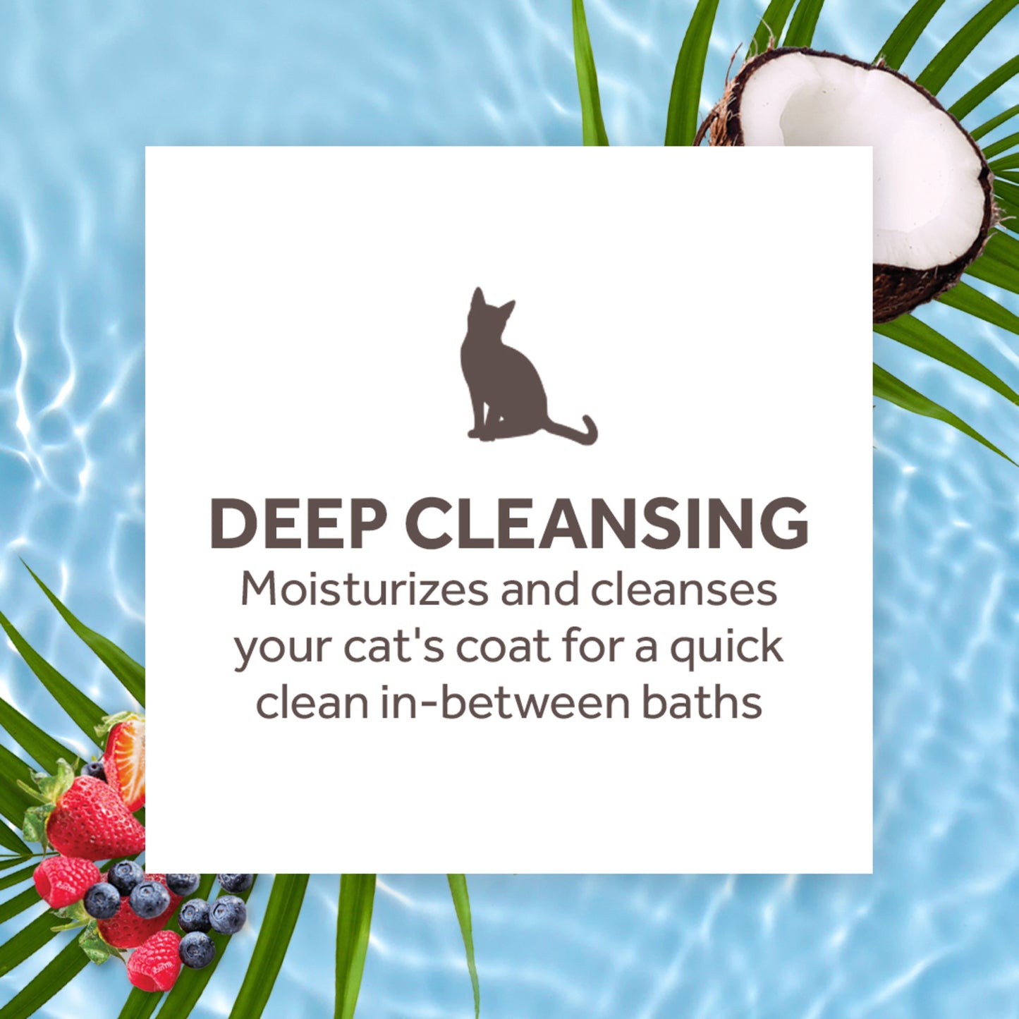 Tropiclean Waterless Cat Shampoo 220ml - Deep Cleanse