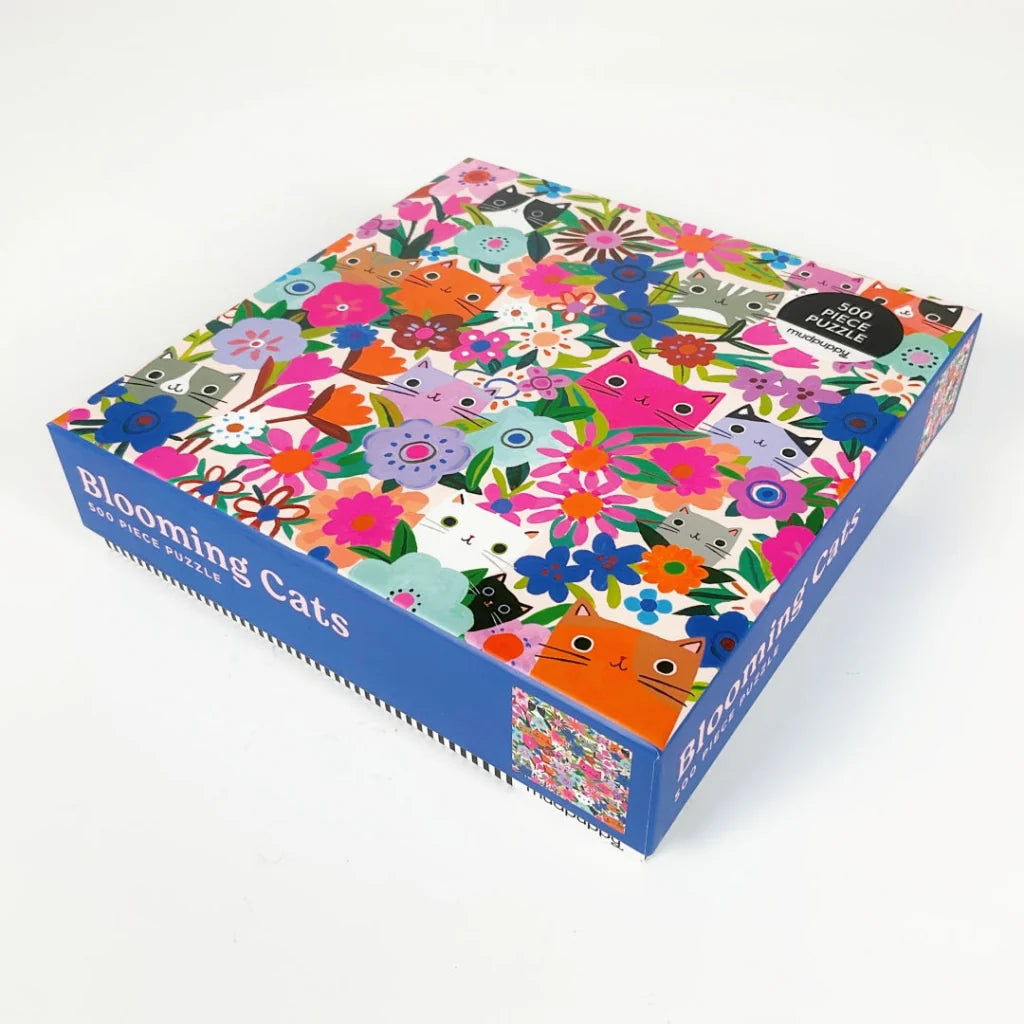 Blooming Cats Family Puzzle 500pc