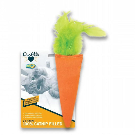 Catnip Filled Carrot Toy
