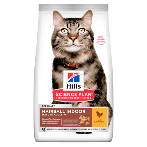 Hills Science Diet Senior Adult 7+ Hairball Control 2kg