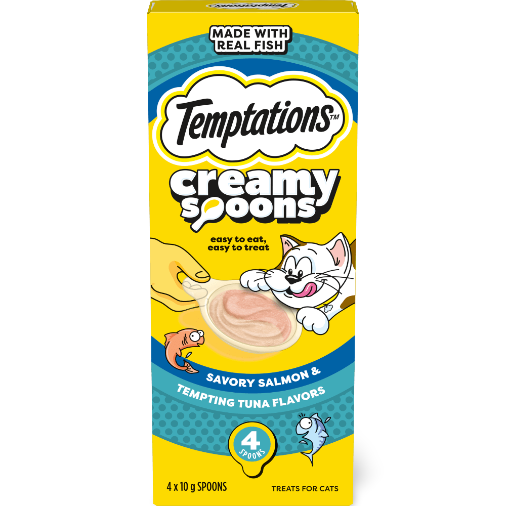 Temptations Creamy Spoons Salmon & Tuna