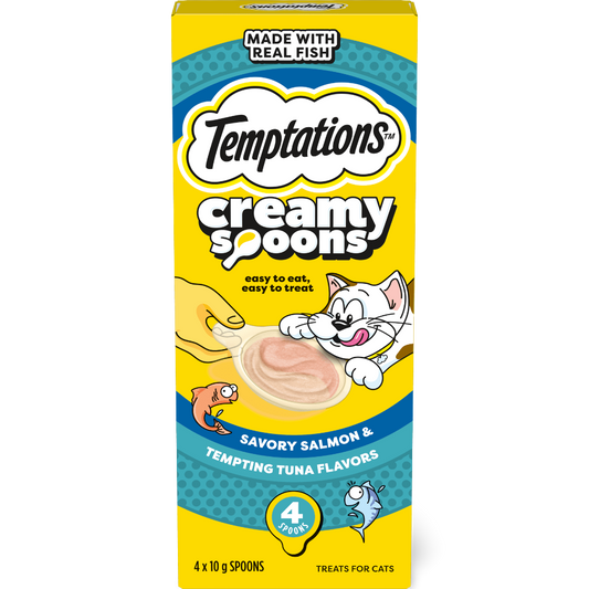 Temptations Creamy Spoons Salmon & Tuna
