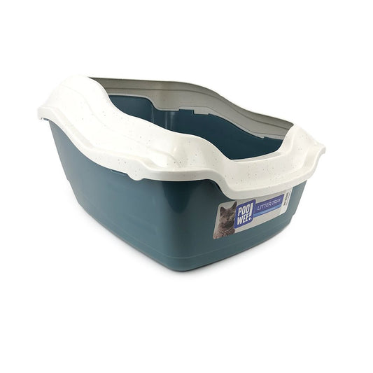 Litter Tray With High Sides And Rim