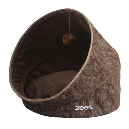 Bed Zeez Pet Cave Dark Brown