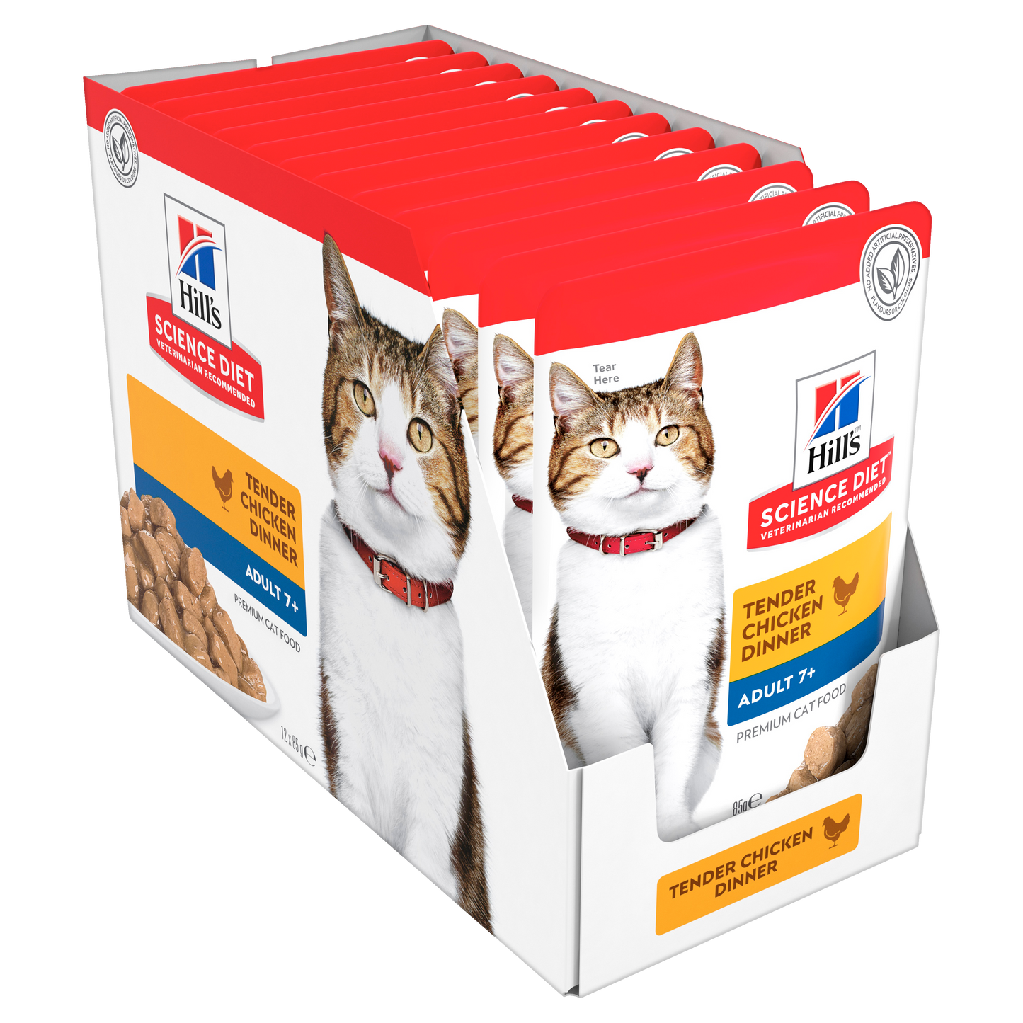 Hill's Science Diet Adult 7+ Pouch 12x85g - Cat Food