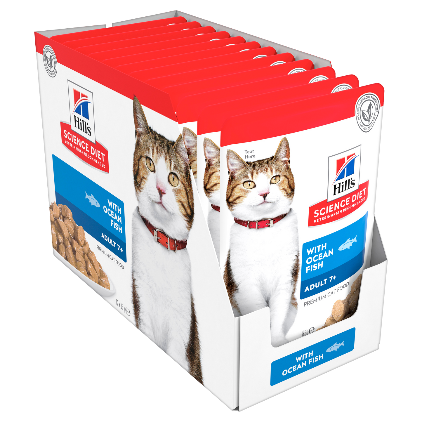 Hill's Science Diet Adult 7+ Pouch 12x85g - Cat Food