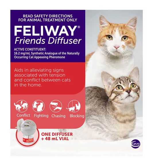 Feliway Friends Diffuser and 48ml Vial