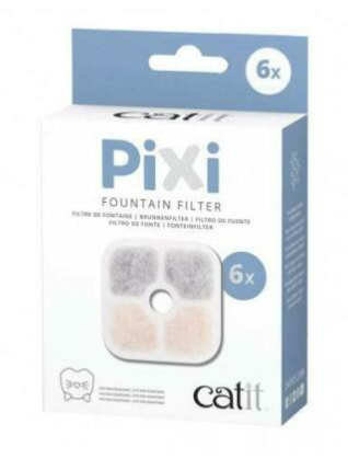 Catit Pixi Fountain Filter 3 or 6 pack