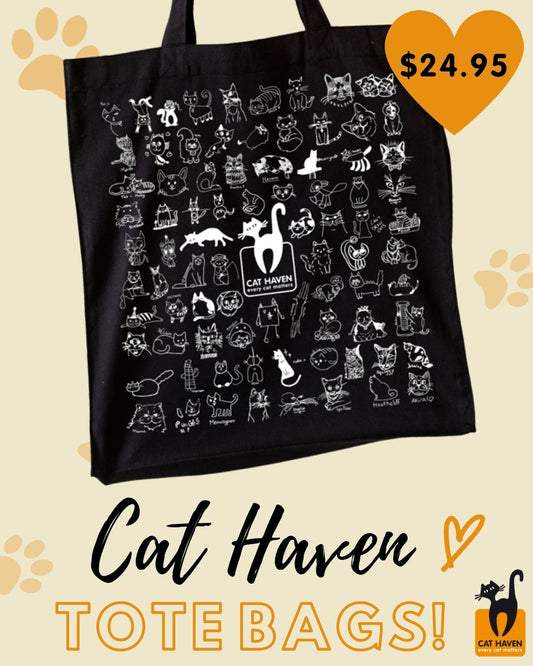 Tote Bag Sketch-a-cat