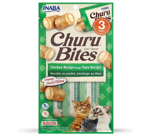 Inaba Churu Wraps 30g - Chicken And Tuna