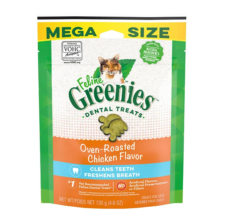 Greenies Treat 130g - Oven Roasted Chicken