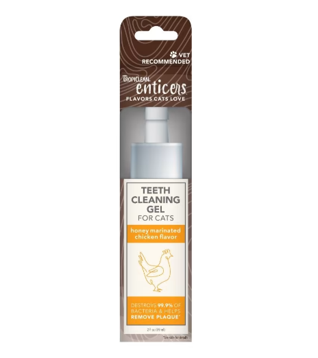 Tropiclean Enticers Teeth Cleaning Gel - Chicken